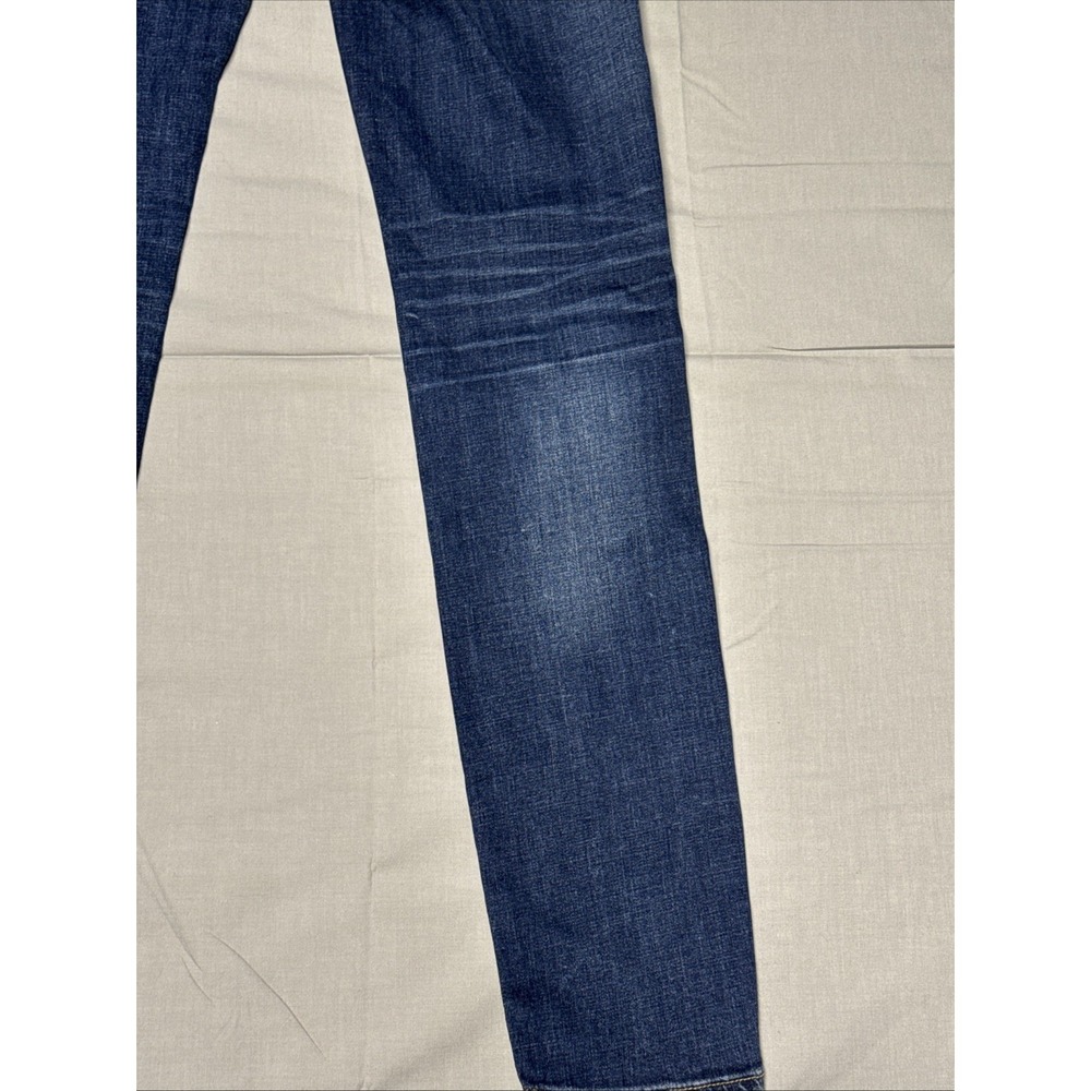 American Eagle Women Medium Wash Super Stretch Skinny Leg Denim Blue Jeans 2 Reg - Picture 10 of 16
